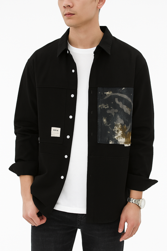 Black Urban Patch Shirt
