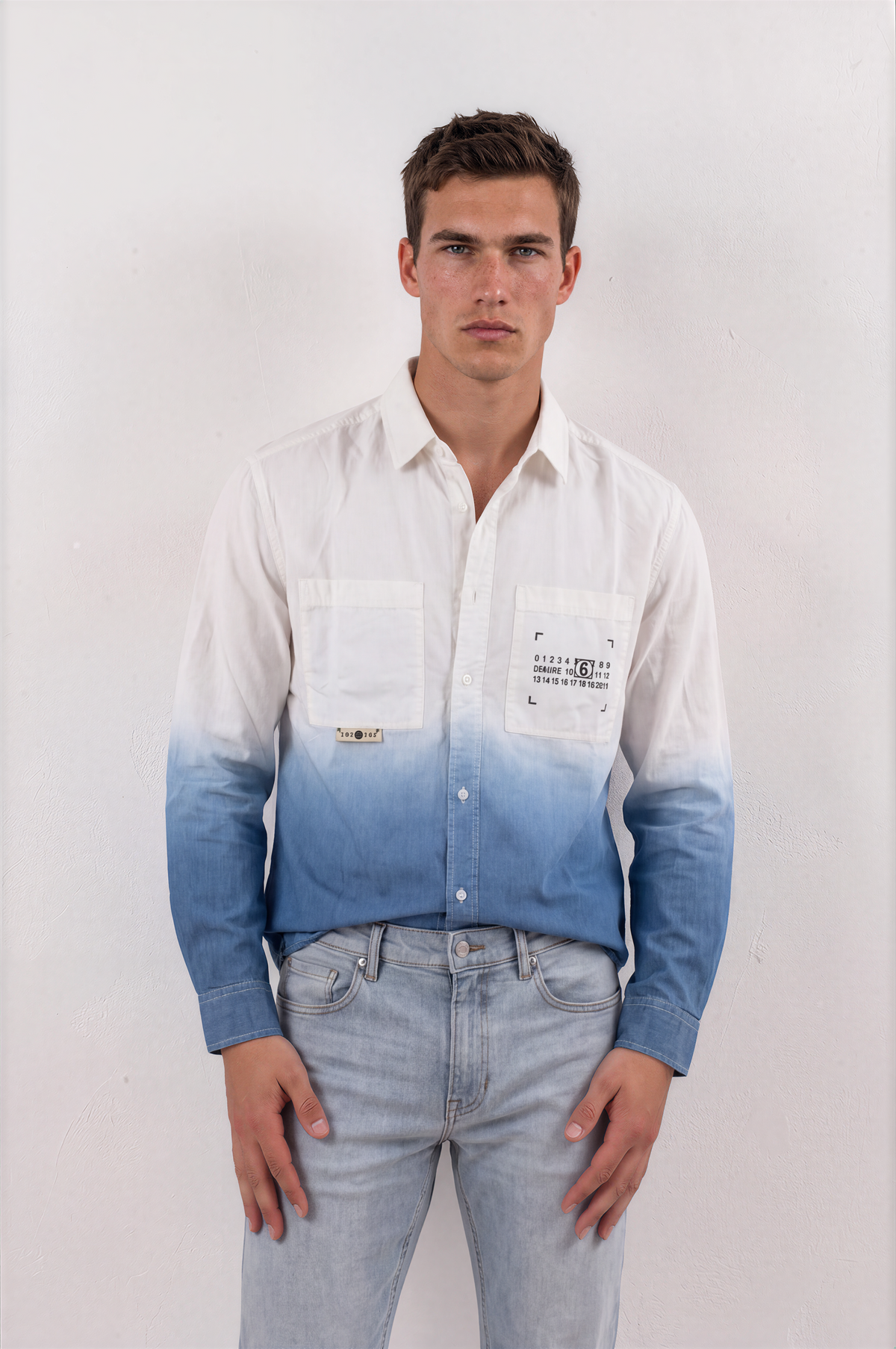 Ombre Full-Sleeve Shirt