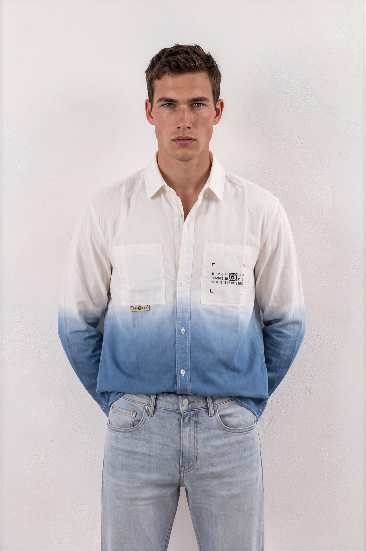 Ombre Full-Sleeve Shirt