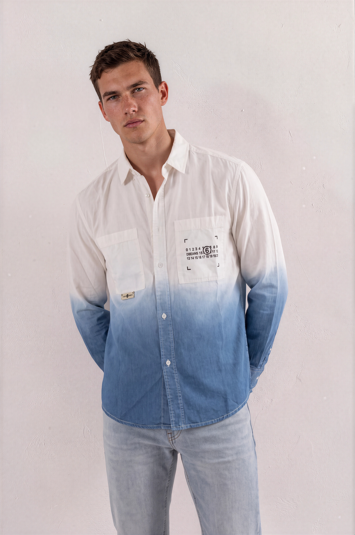 Ombre Full-Sleeve Shirt